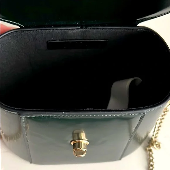 Patent Green Mini Bag - Picture 5 of 8